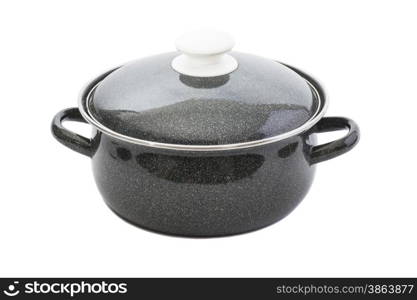 cooking pot isolated on white