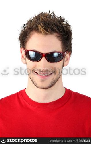 Cool dude in sunglasses
