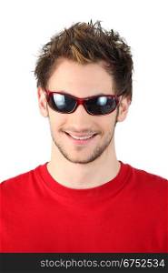 Cool dude in sunglasses