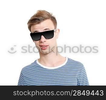 Cool guy with sunglasses