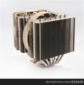Cooler computer fan equipment. Technology design.