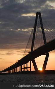 Cooper River Bridge in Charleston, South Carolina.