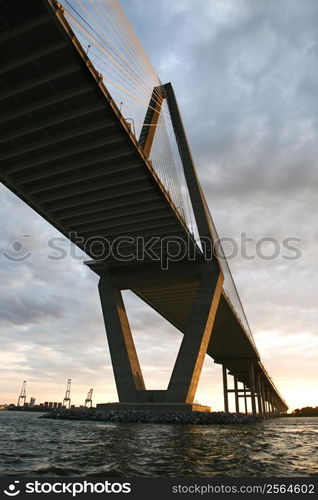 Cooper River Bridge in Charleston, South Carolina.