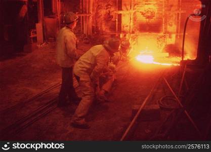 Copper smelting, Ilo, Peru