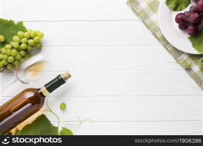 copy space white wine grapes. High resolution photo. copy space white wine grapes. High quality photo