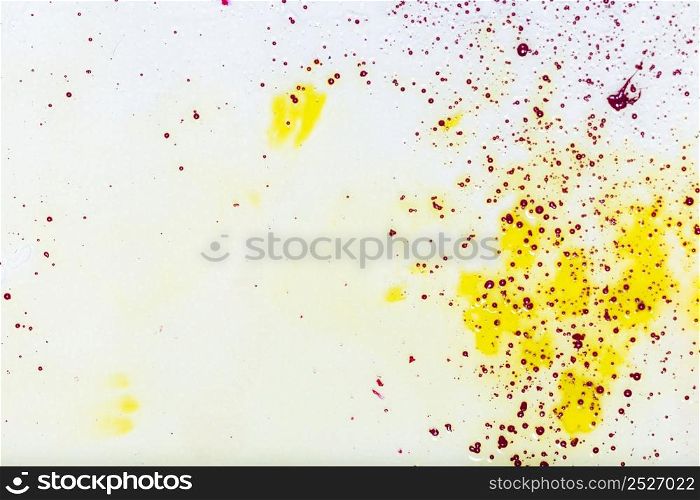 copy space with yellow stains speckles
