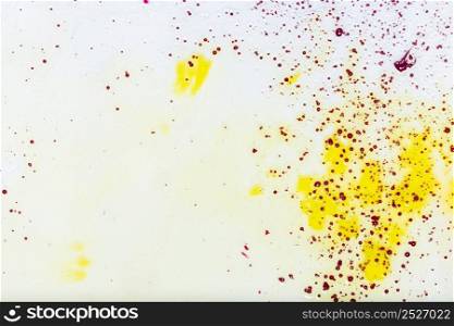 copy space with yellow stains speckles