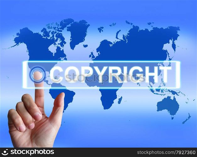 Copyright Map Meaning International Patented Intellectual Property
