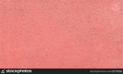 Coral or pink Cement or concrete wall background. Deep focus. Mock up or template.. Cement or concrete wall background