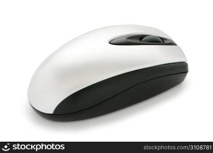 Cordless mouse isolated on the white background