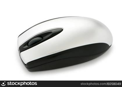 Cordless mouse isolated on the white background