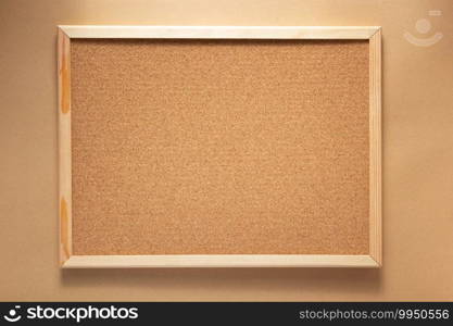 cork board at abstract paper background, wood fibreboard texture surface