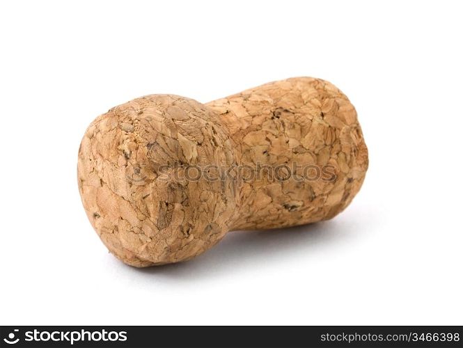 cork isolated on white background