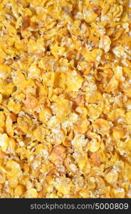 corn flakes background. for horses