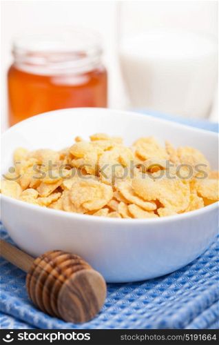 cornflakes with honey