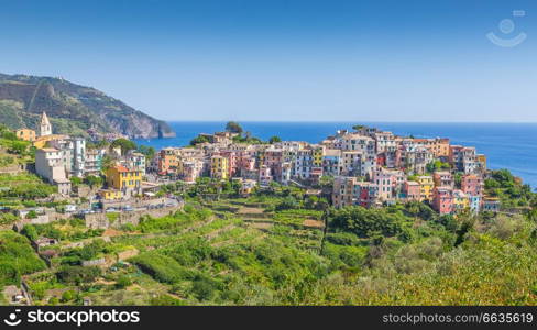 Corniglia Cinque Terre Liguria Italy.. Corniglia Cinque Terre Liguria Italy