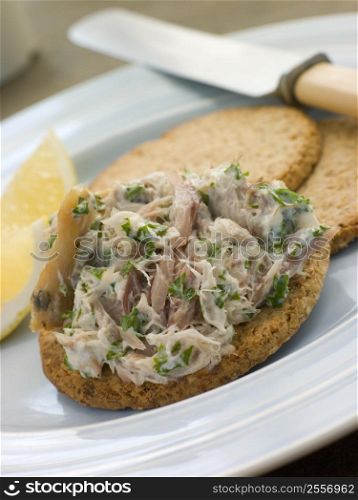 Cornish Smoked Mackerel Pate with Oatmeal Biscuits