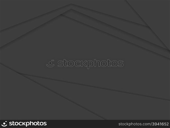 Corporate black abstract background. Corporate black abstract tech background