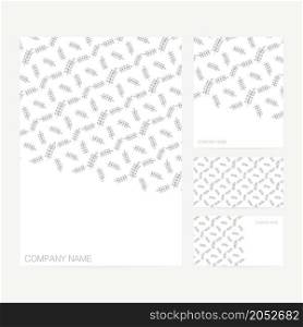 Corporate identity business set design and wedding invitation. Abstract background Vector illustration.