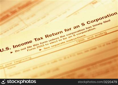 Corporate Income Tax Return