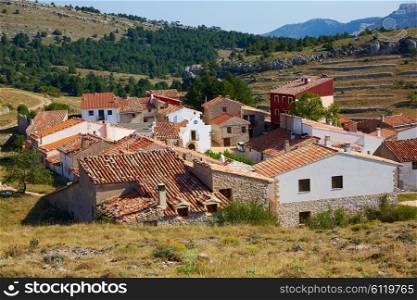 Corratxar village in Tinenca Benifassa of Spain Castellon