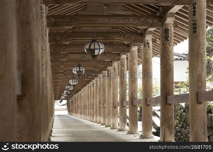 Corridor in Hase Temple