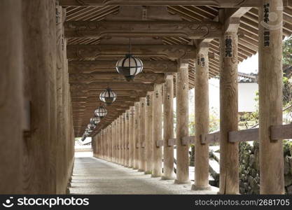 Corridor in Hase Temple