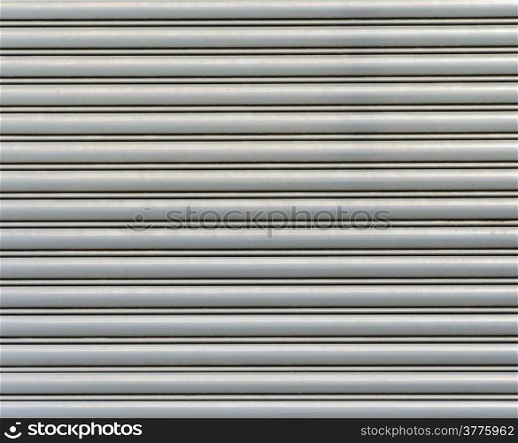 Corrugated metal wall background