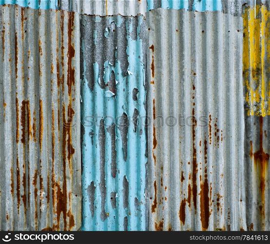 Corrugated Metal wall background