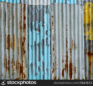 Corrugated Metal wall background