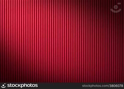 Corrugated paper texture for background. Red color. Top view