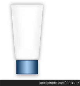 cosmetic cream in a tube