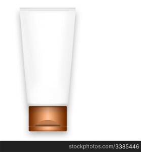 cosmetic cream in a tube