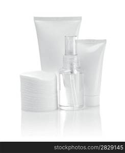 cosmetical tubes and pads