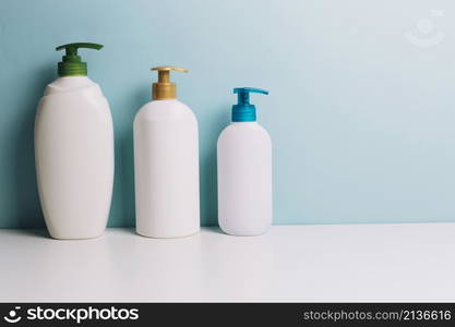 cosmetics bottles with pumps