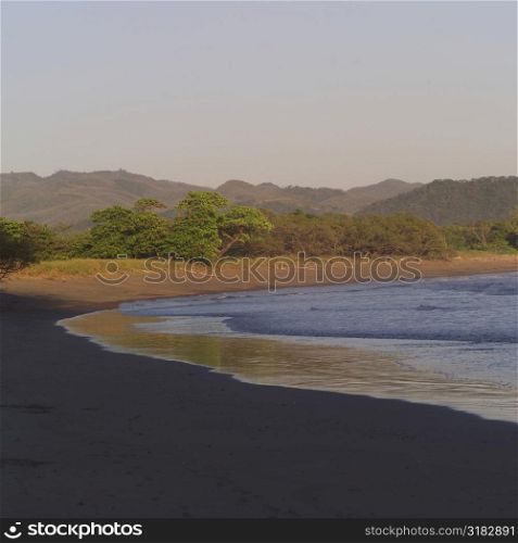 Costa Rican coastline
