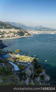 Costiera Amalfitana, Salerno, Campania, Southern Italy: the coast at summer (July). Vietri sul Mare