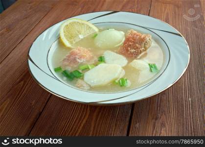 Cotriade - fish stew speciality from the French province of Brittany