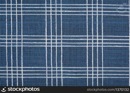 Cotton Blue and White Striped Cloth Background.