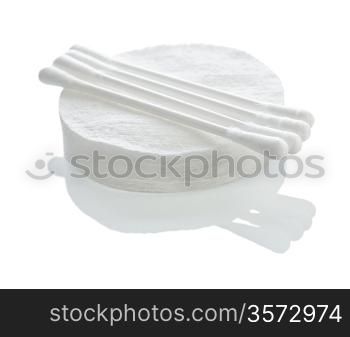 cotton sticks and pads