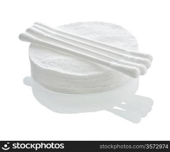 cotton sticks and pads