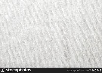 Cotton white fabric texture to background,