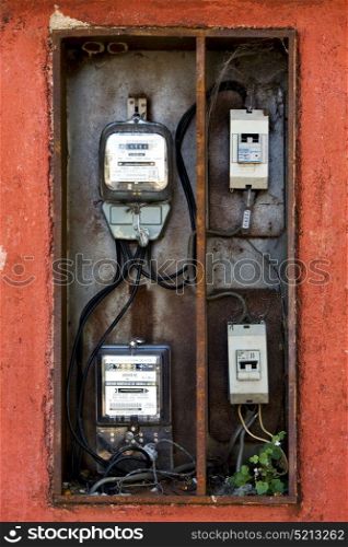 counter electric current to measure the consumption of electrical energy in colonia del sacramento uruguay