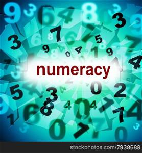Counting Numeracy Indicating One Two Three And Calculate