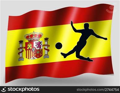 Country Flag Sport Icon Silhouette Series ? Spanish Soccer