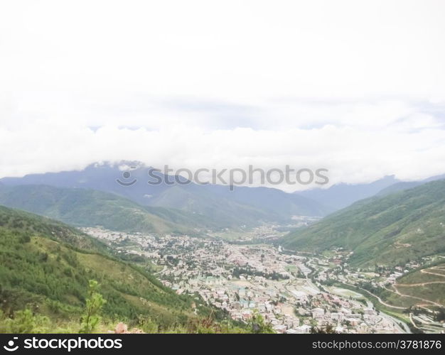 Countryside in Bhutan