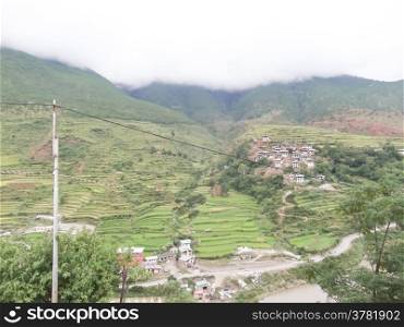 Countryside in Bhutan