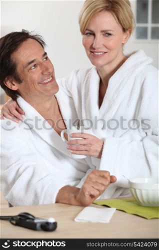 Couple and a cup of tea