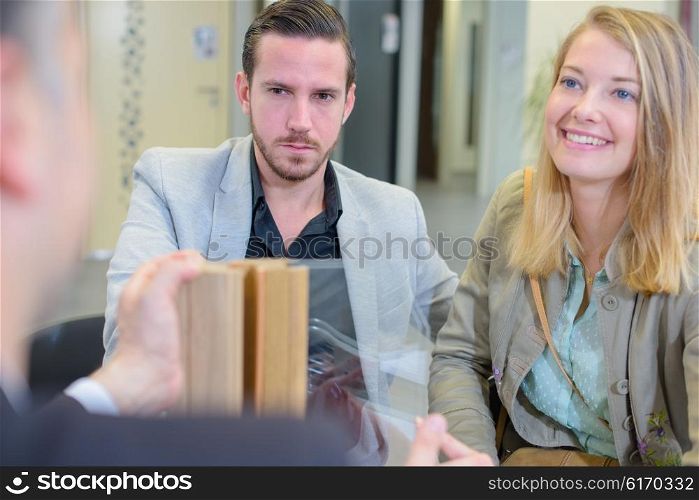 couple at appointment