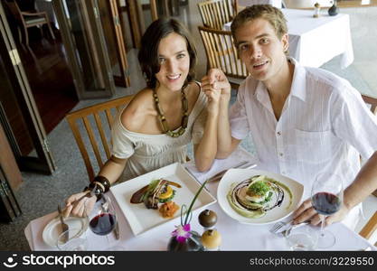 Couple At Dinner